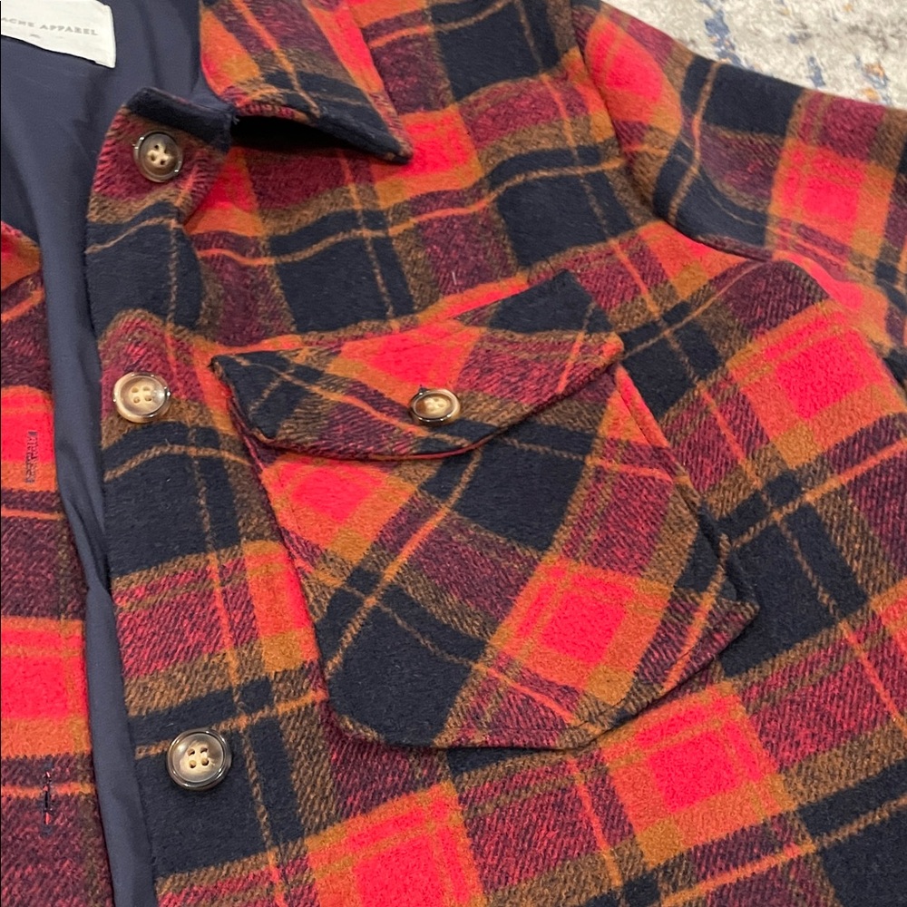 Panache Pink and Black Checkered Utility Jacket - Picture 7 of 7